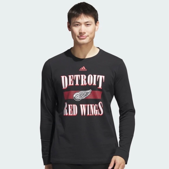 Red Wings Playmaker Long Sleeve Tee - Picture 1 of 11